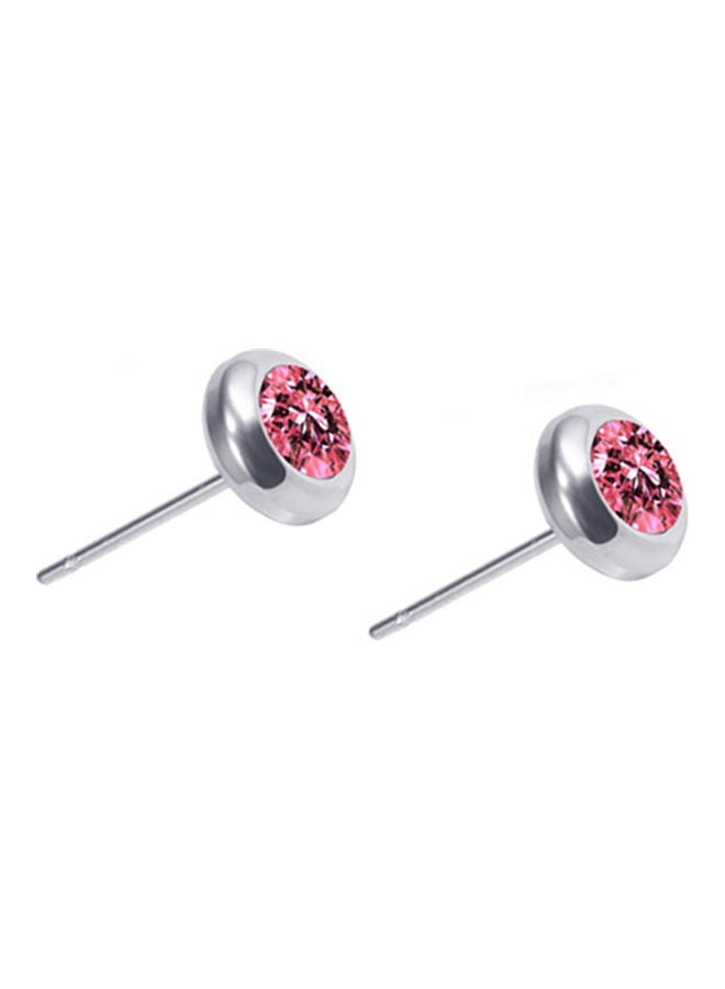 Rhinestone Studded Earrings 