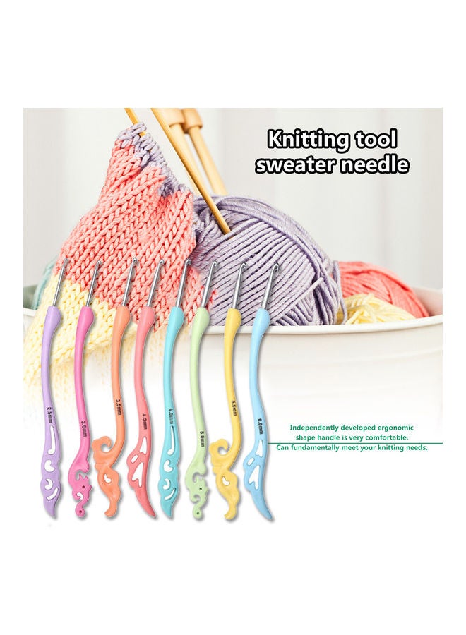 8-Piece Crochet Needles Multicolour - Image 4