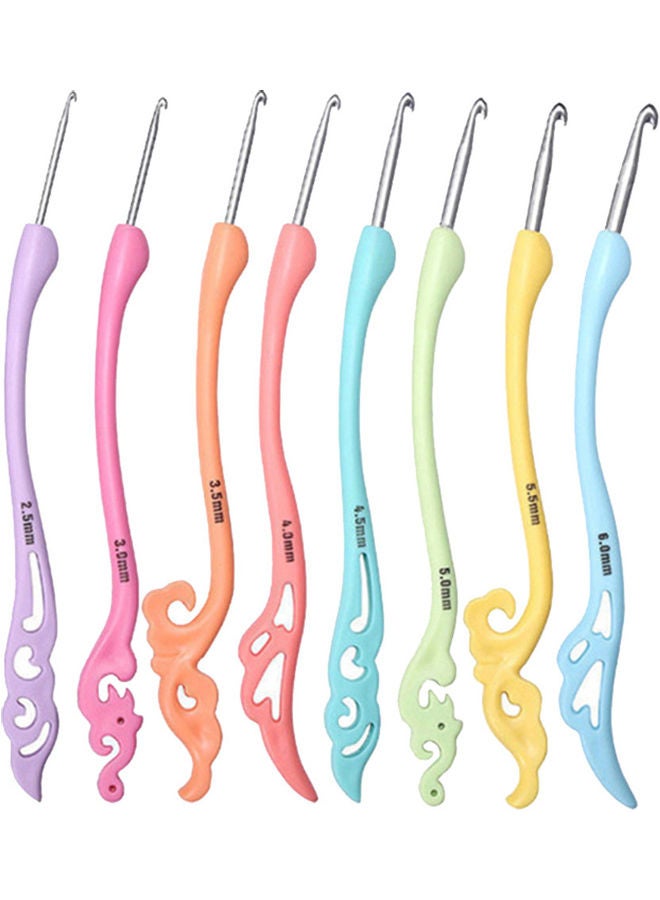 8-Piece Crochet Needles Multicolour - Image 1