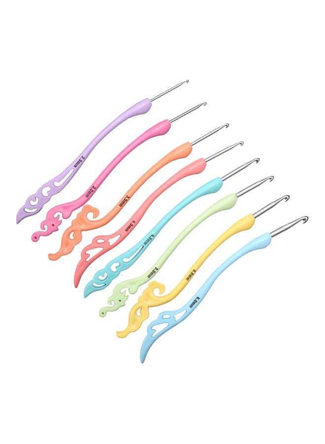 8-Piece Crochet Needles Multicolour - Image 2