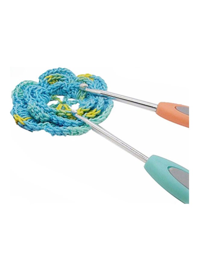 Generic - 8-Piece Sweater Scarf Knitting Needles Multicolour 14x8x0.5cm - Image 1