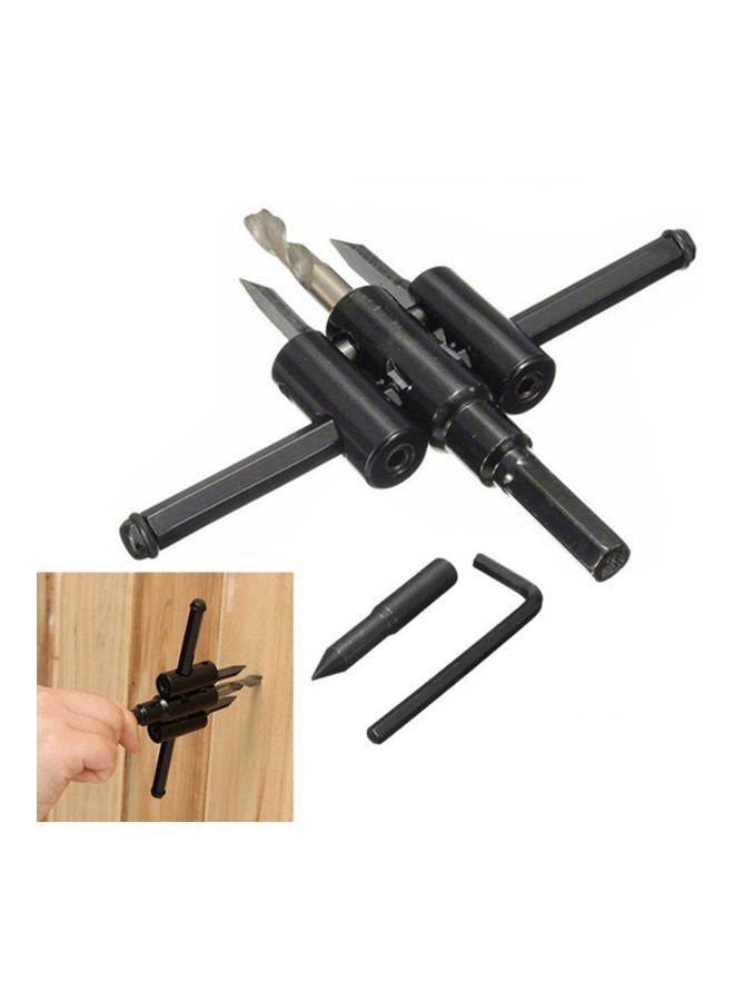Hole Cutter Tool And Wrenches Set Black 16cm - Image 1