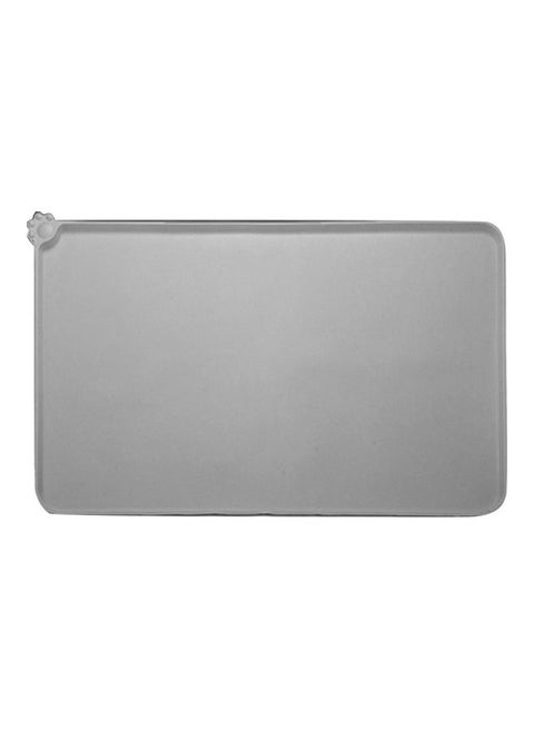 Waterproof Silicone Food Mat Grey 48x30x0.5cm