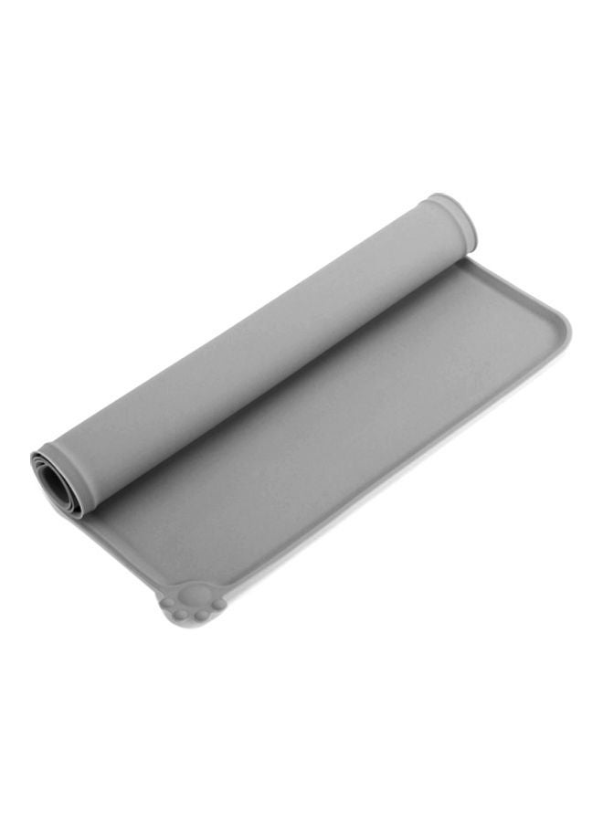 Waterproof Silicone Food Mat Grey 48x30x0.5cm