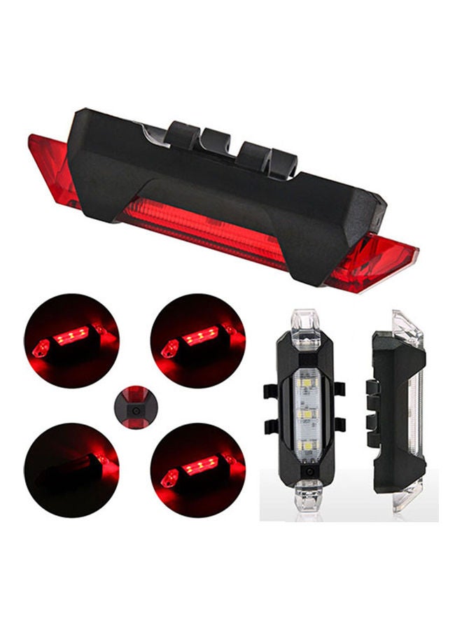كشاف للدراجات قابل للشحن مزود بعدد 5 مصابيح LED ومنفذ USB - Image 2
