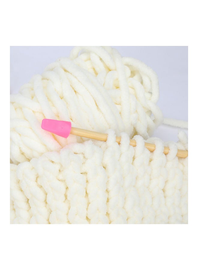 Anti-Slip Hooks Crochet Knitting Handle Needle Ruler With Marker Box Multicolour 14x6x3cm - Image 3