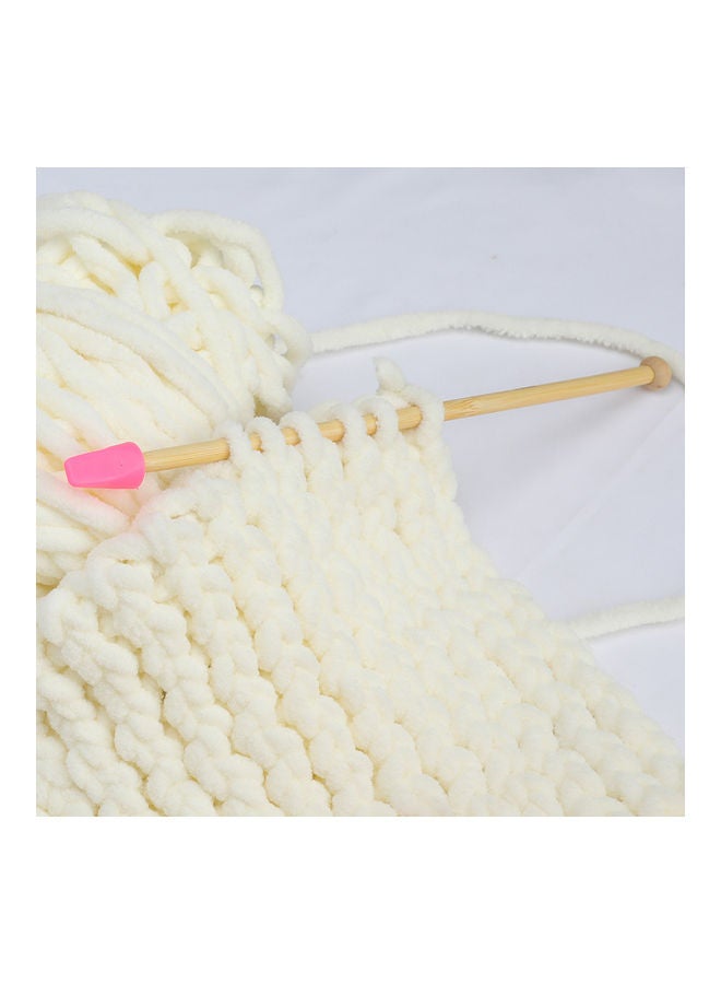 Anti-Slip Hooks Crochet Knitting Handle Needle Ruler With Marker Box Multicolour 14x6x3cm - Image 4