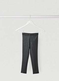 Crocodile Detailed Leggings Black