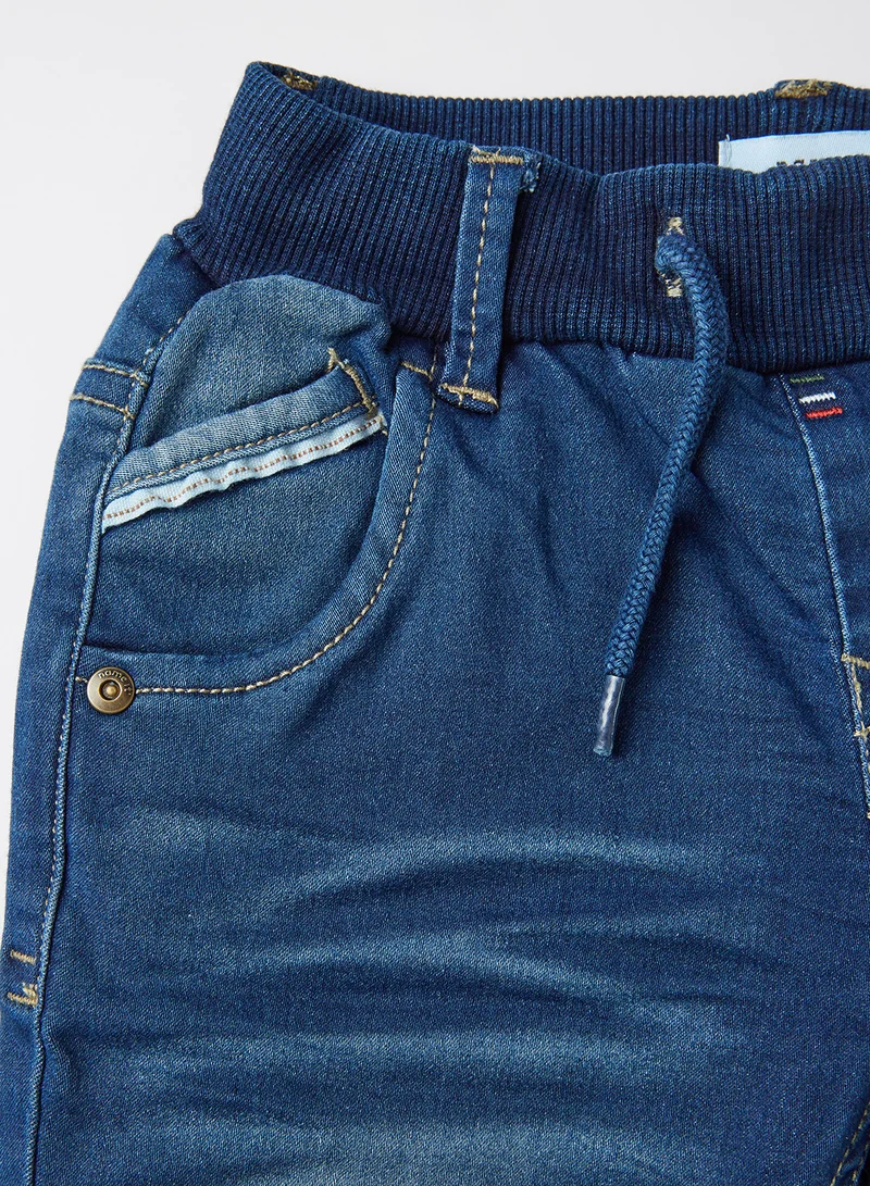 NAME IT Elasticated Waist Jogger Medium Blue Denim