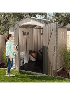 SHED STORE & MORE Outdoor Storage Shed multicolour 214 x 214 x 227cm  - Image 4