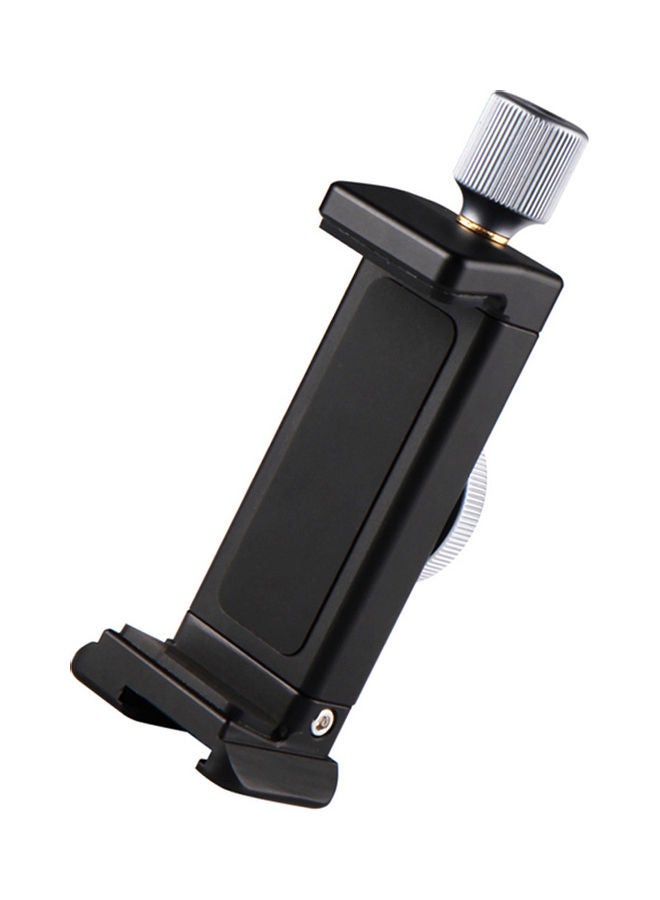 Generic Adjustable Smartphone Clamp Clip Phone Holder Bracket Black/Silver  - Image 2