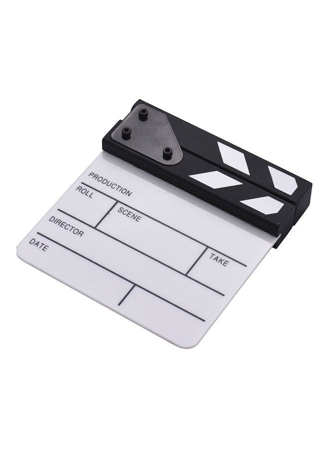 TV Film Director Clapper Board Slate White/Black  - Image 2