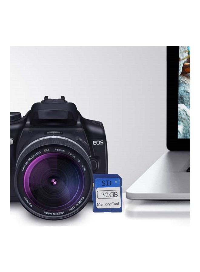 High Speed SD Memory Card White/Blue - Image 5