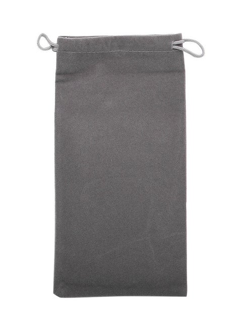 Portable Mini Drawstring Pattern Storage Sleeve Grey