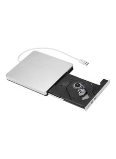 Generic USB Portable Ultra Slim External Slot-In CD DVD ROM Player White  - Image 4