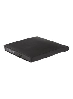 Generic USB Portable Ultra Slim External Slot-In CD DVD ROM Player Black  - Image 1