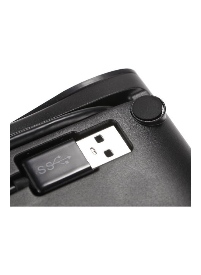 USB Portable Ultra Slim External Slot-In CD DVD ROM Player Black