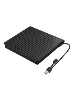 Generic Ultra-Thin Type-C External Optical Drive Mobile DVD-RW Burner Black  - Image 1