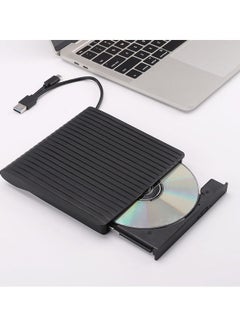 Generic Ultra-Thin Type-C External Optical Drive Mobile DVD-RW Burner Black  - Image 2