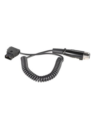Coiled D-Tap Male To Female XLR Cable Black - v1608452759/N43208428A_5