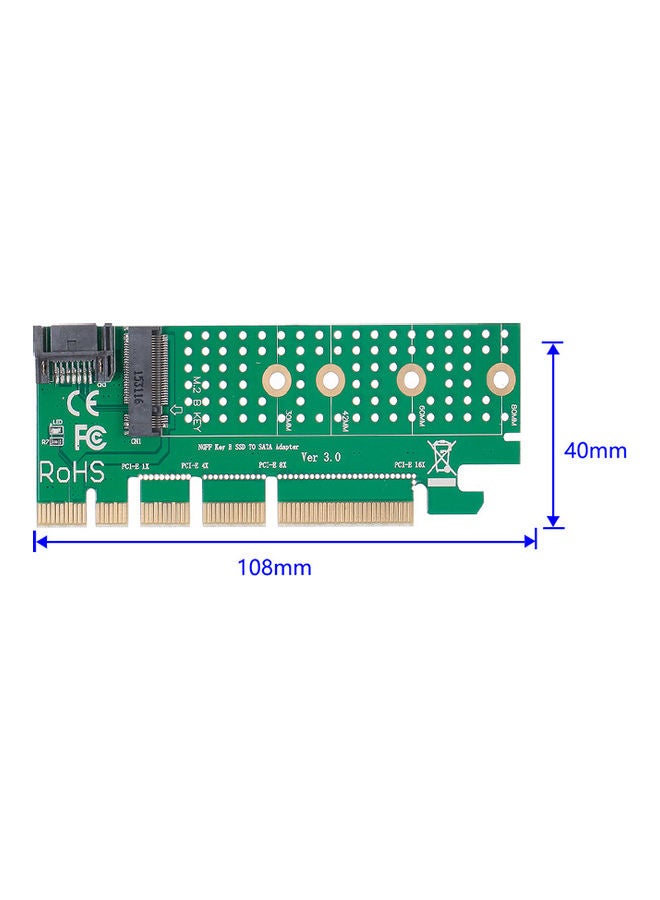 ماركة غير محددة بطاقة محول من SSD إلى SATA 3 أخضر  - Image 5