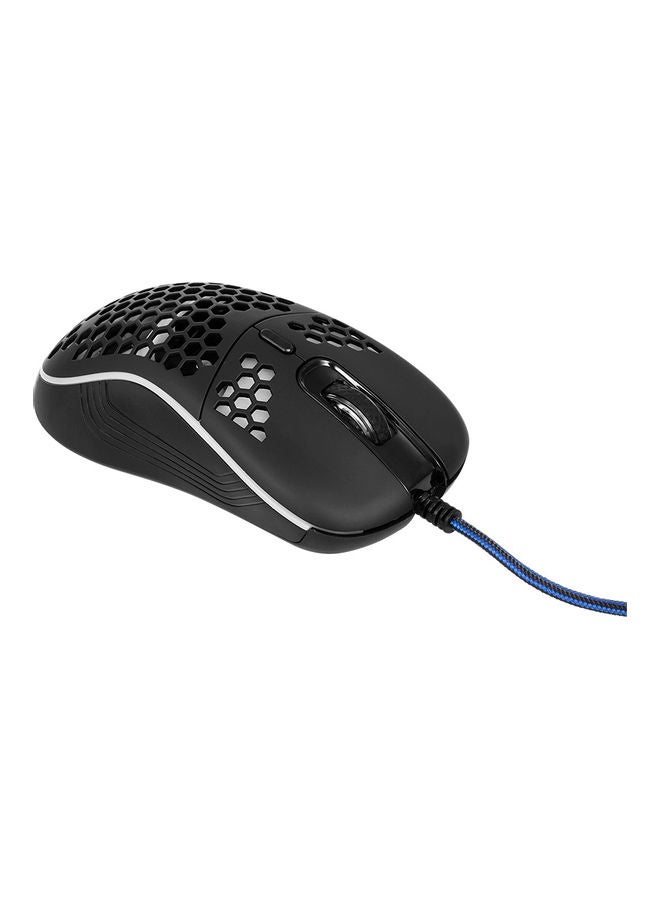 ماوس ألعاب سلكي USB أسود - Image 3