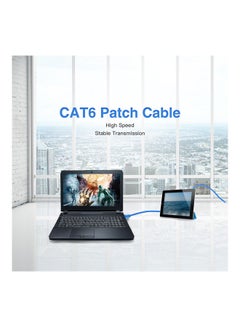 ماركة غير محددة كابل توصيل شبكة Cat6 أزرق  - Image 2