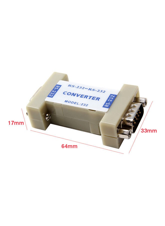 RS232 To RS232 Converter White/Silver  - Image 3