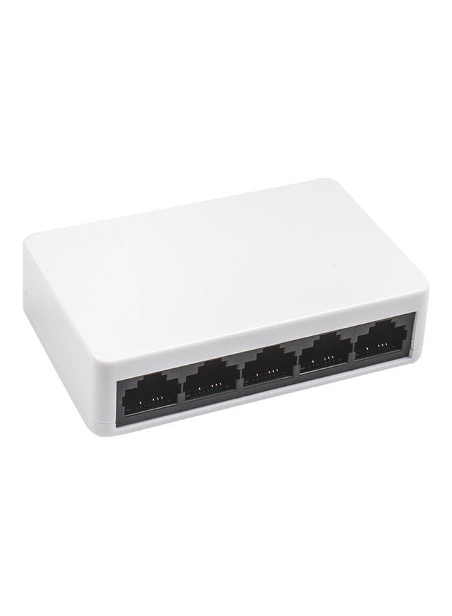 5 Port Ethernet Switch White  - Image 3