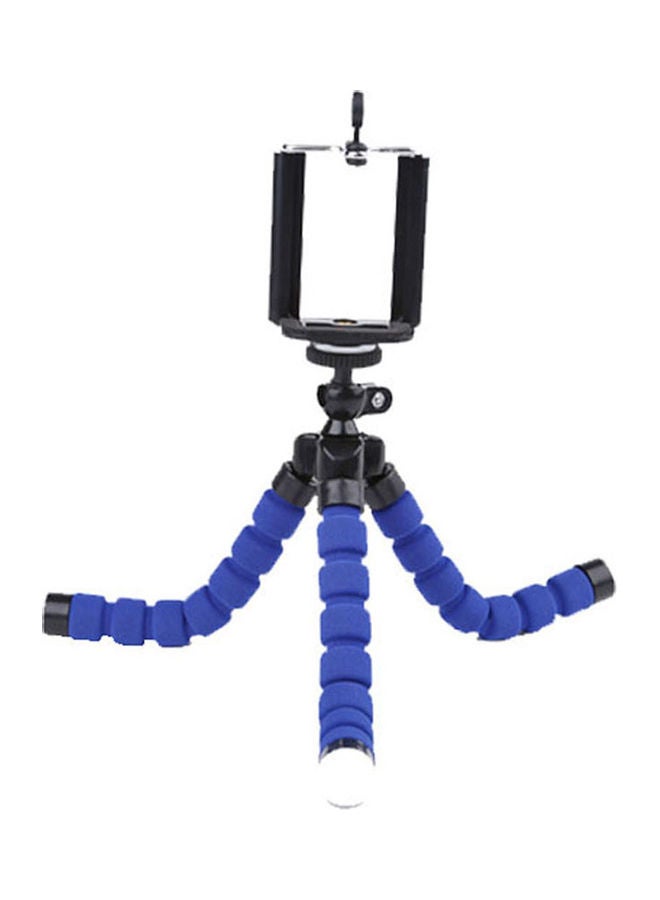 Mini Flexible Sponge Octopus Tripod For Smartphones/Camera Blue - Image 1