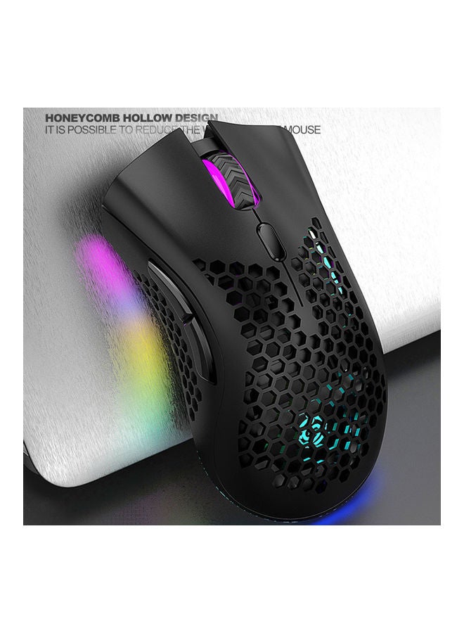 Wirelessly Mouse With USB Receiver Plug Black - Image 4