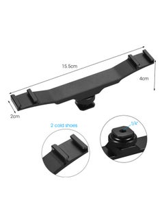 Generic Double Cold Shoe Mount Black  - Image 2