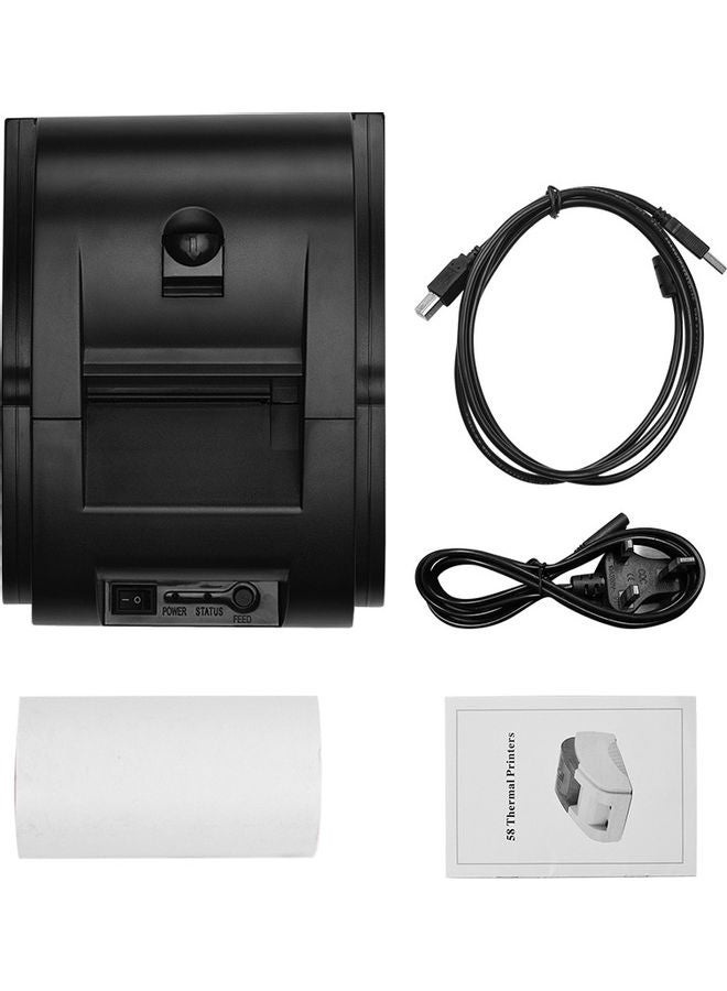USB Thermal Receipt Printer Black  - Image 5