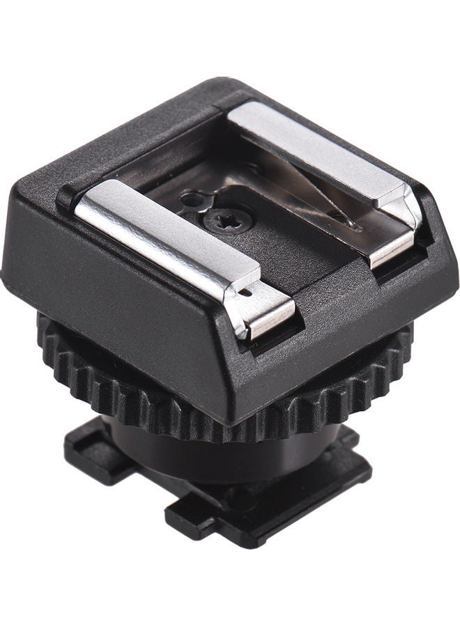 Flash Hot Shoe Mount Adapter For Sony Camcorder Black/Silver