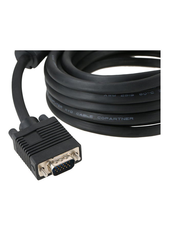 15 Pin 1080P Male To Male VGA Cable multicolour - Image 3