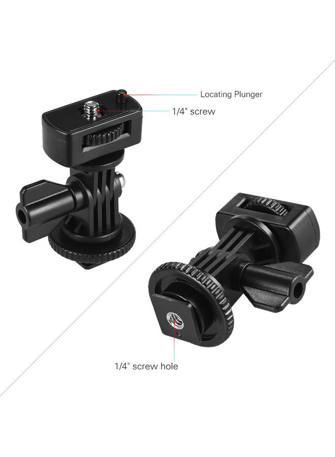 Adjustable Cold Hot Shoe Mount Adapter For Viltrox DC-90 DC-70 DC-50 Black  - Image 4