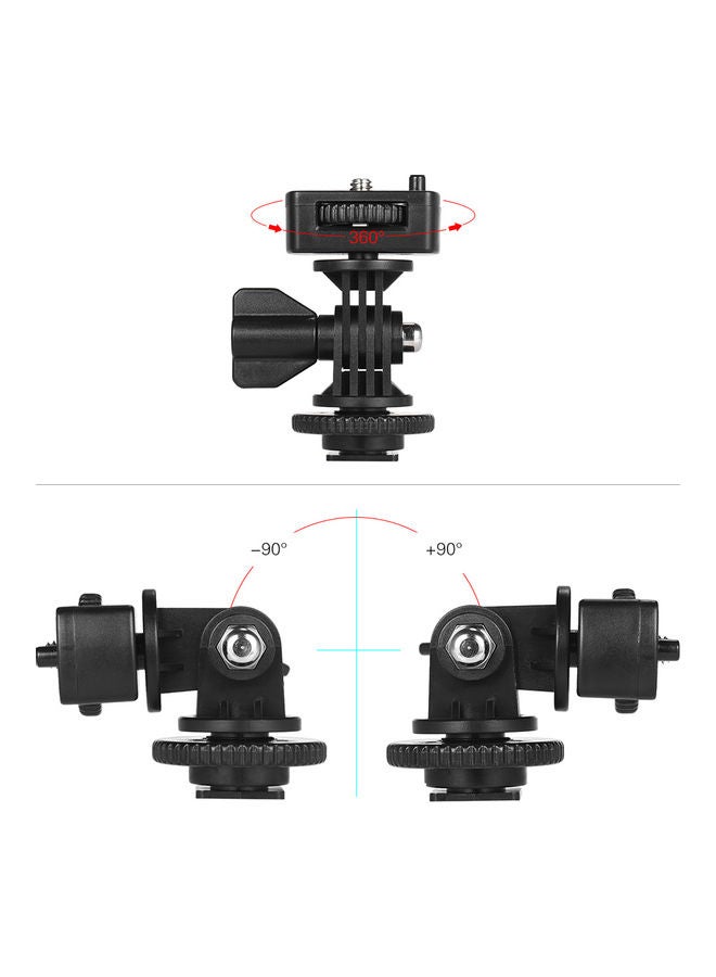 Adjustable Cold Hot Shoe Mount Adapter For Viltrox DC-90 DC-70 DC-50 Black  - Image 5