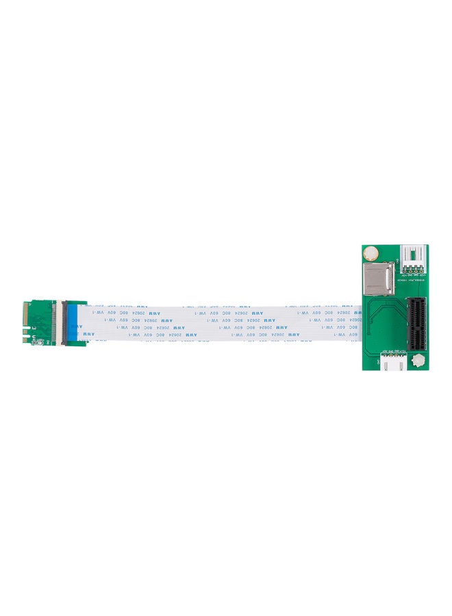 Generic Mini PCI-E To PCI-E Extension Cord Adapter Card With Vertical Slot Multicolour  - Image 3