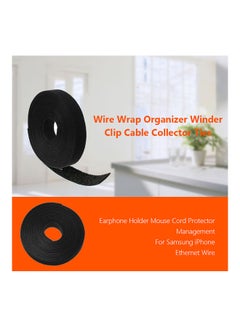 Generic Nylon Wire Wrap Organizer Black 10meter  - Image 4