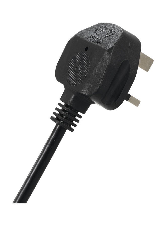 3-Prong AC Power Supply Cable Cord Black - Image 2