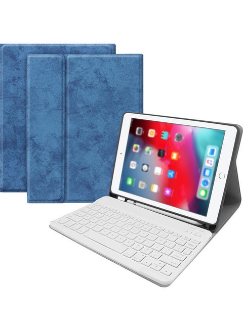 Wireless Keyboard Case For Apple iPad Pro Blue