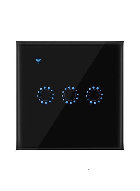 Wifi Remote Control Smart Switch With Alexa Echo Black 9.5x4x9cm