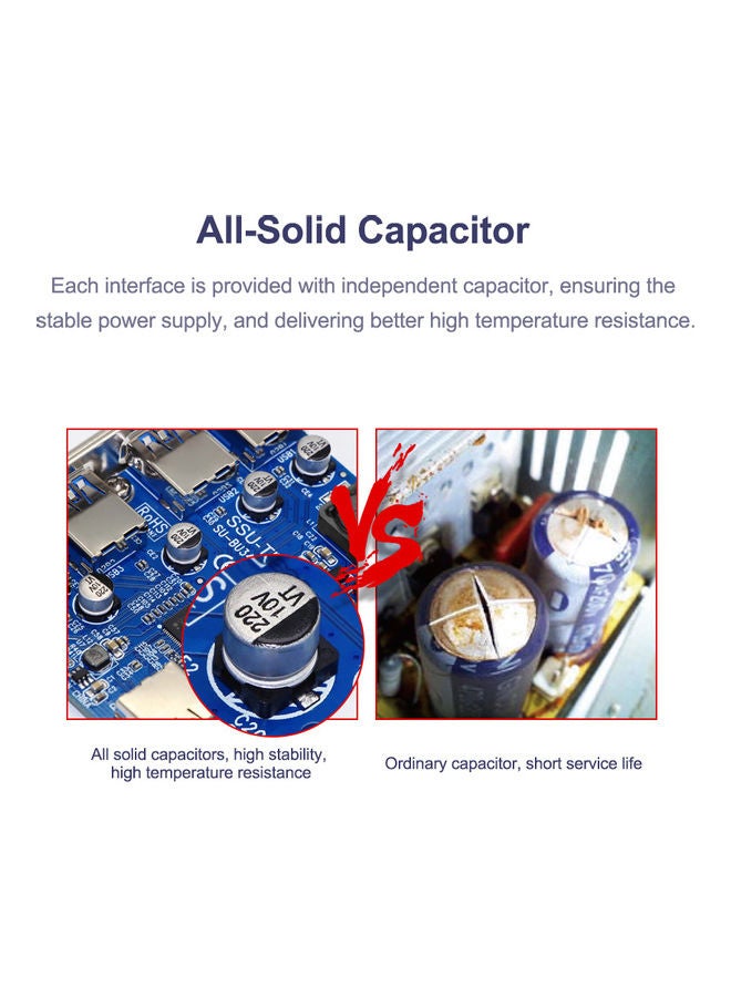 4-Port USB Expansion Converter Card Power Supply Module Multicolour - Image 5