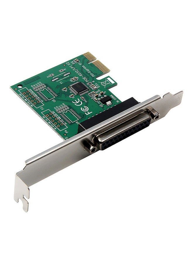 PCI-E Parallel Port Expansion Card Converter Adapter Multicolour - Image 2