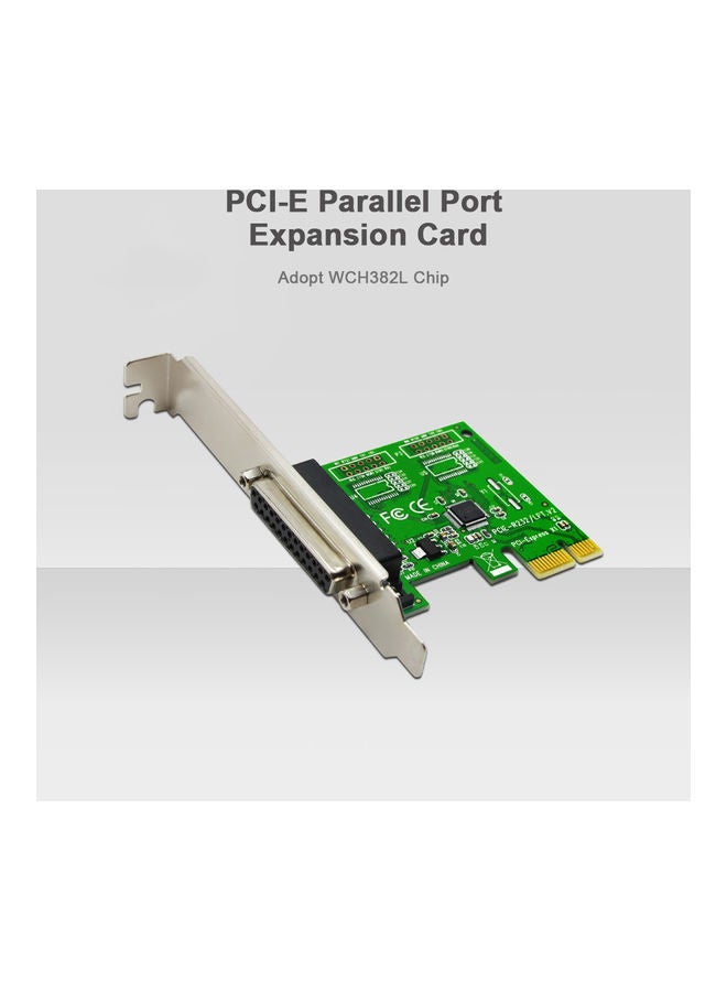 PCI-E Parallel Port Expansion Card Converter Adapter Multicolour - Image 4