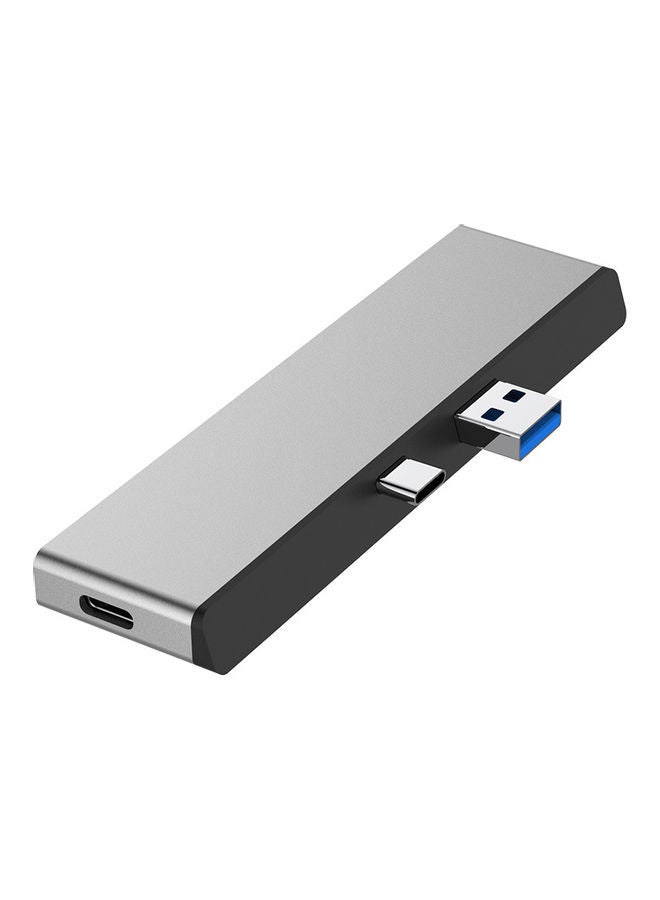 6-In-1 USB 3.0 Hub Silver - Image 5
