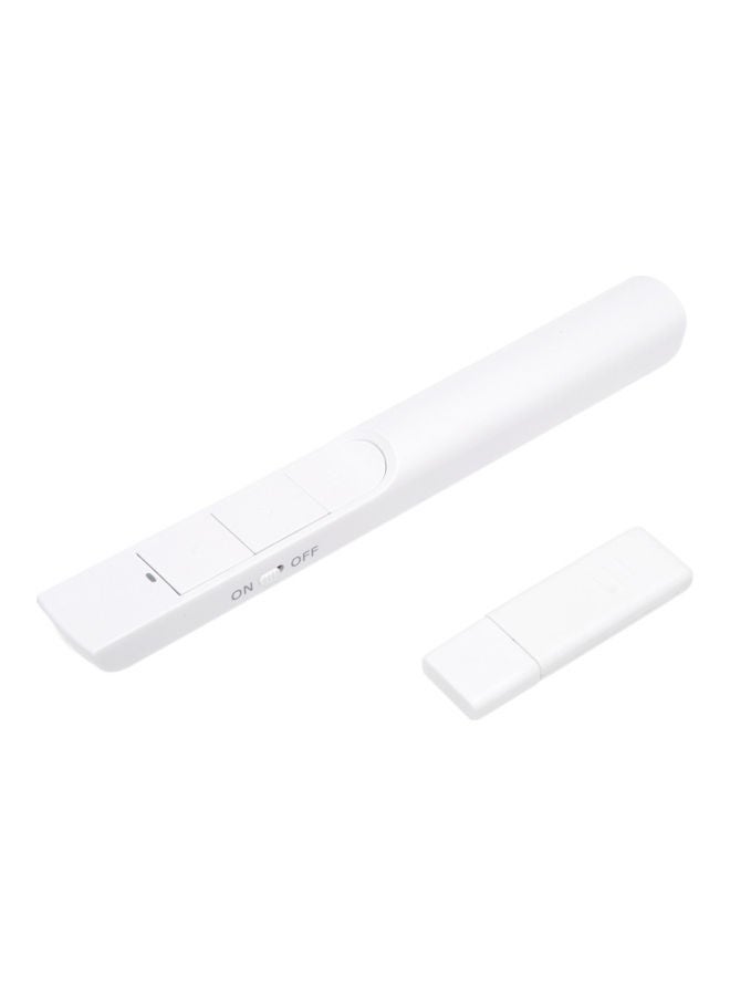 Wireless Optical Remote PPT Pointer White  - Image 2