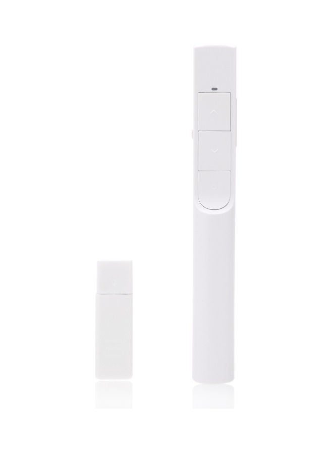 Wireless Optical Remote PPT Pointer White  - Image 1