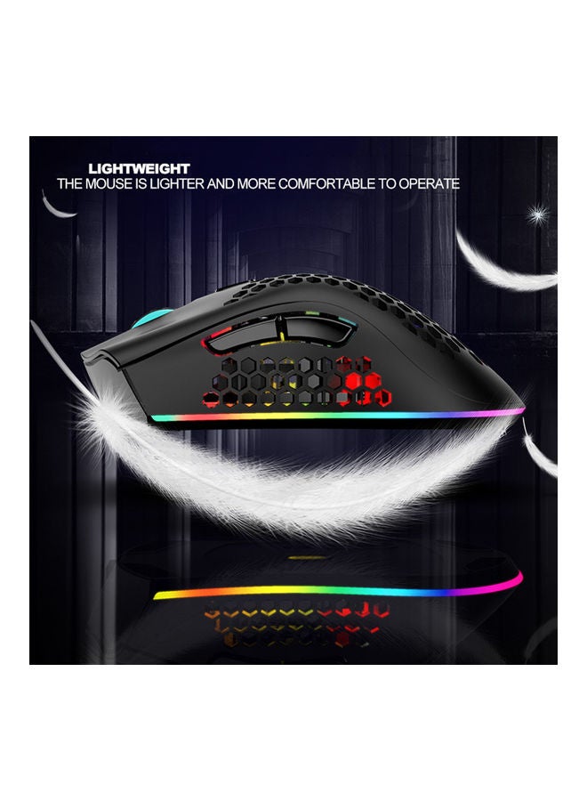 Wirelessly Mouse With USB Receiver Plug White/Black - Image 2
