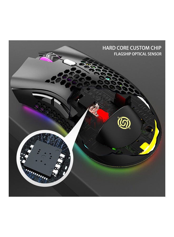 Wirelessly Mouse With USB Receiver Plug White/Black - Image 4